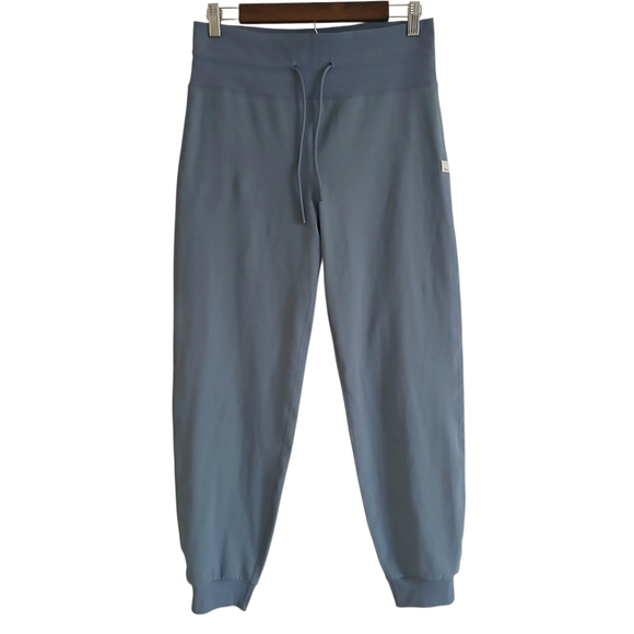 Vuori Pants - VUORI Daily Jogger Women's M Blue High Rise Drawstring Soft Stretch Yoga Running